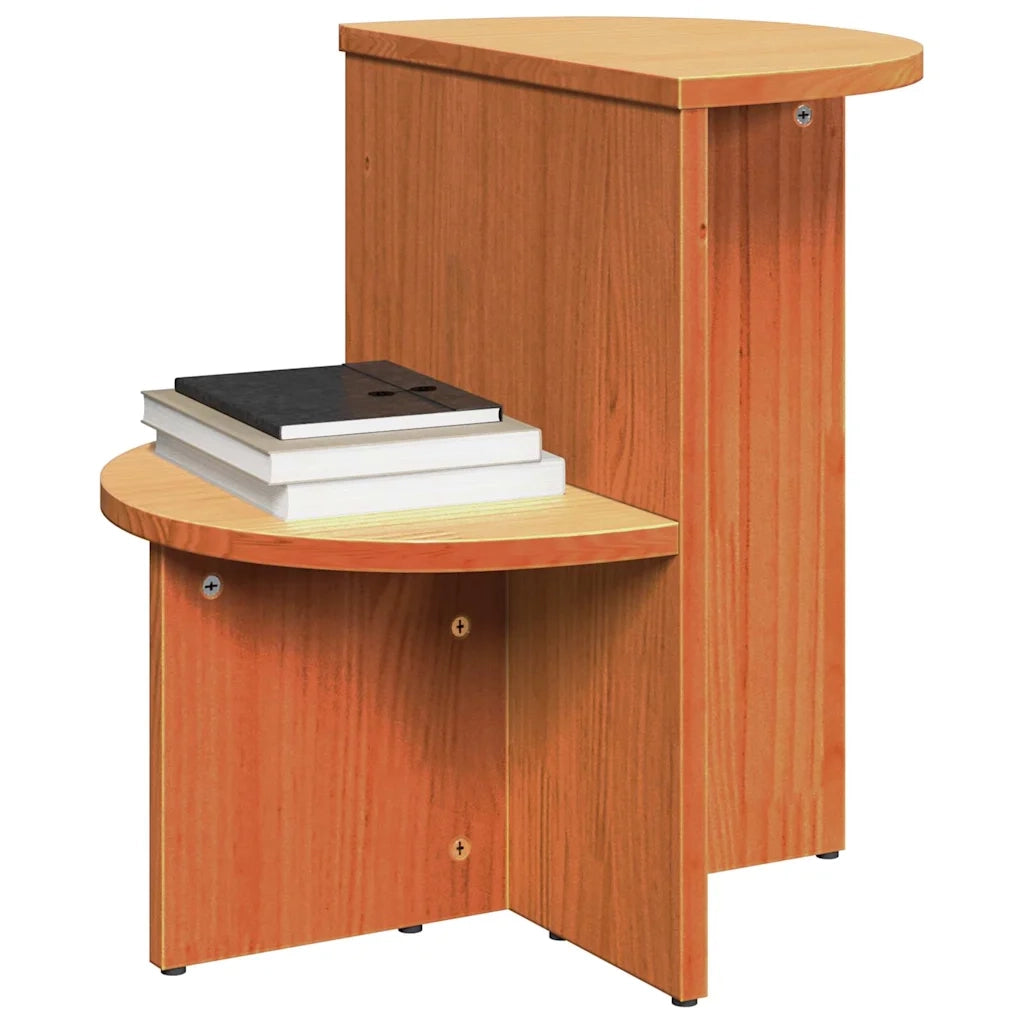 vidaXL Tavolo laterale Cera marrone 50 x 40 x 50 cm