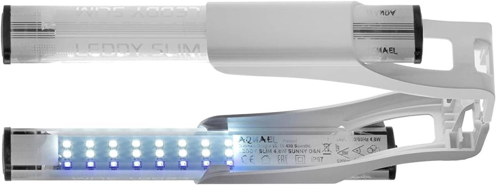 Aquael Leddy Slim Sunny D&N 5W 20-30cm - plafoniera LED 6500°K per acqua dolce