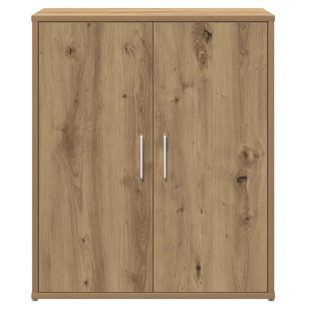 vidaXL Credenza 2 pcs rovere artigianale 60 x 31 x 70 cm