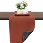 Tavolo da imitazione in terracotta, moderno, antiscivolo, resistente al calore, tavolo da esterno, lavabile, per eventi (40x240cm)