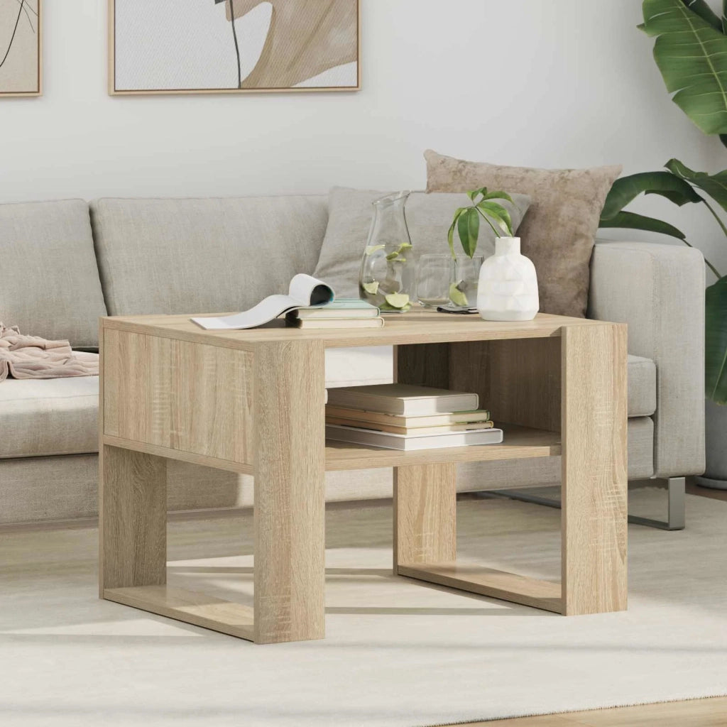 Tavolino da salotto Rovere Sonoma 66 x 53 x 45 cm 8000102