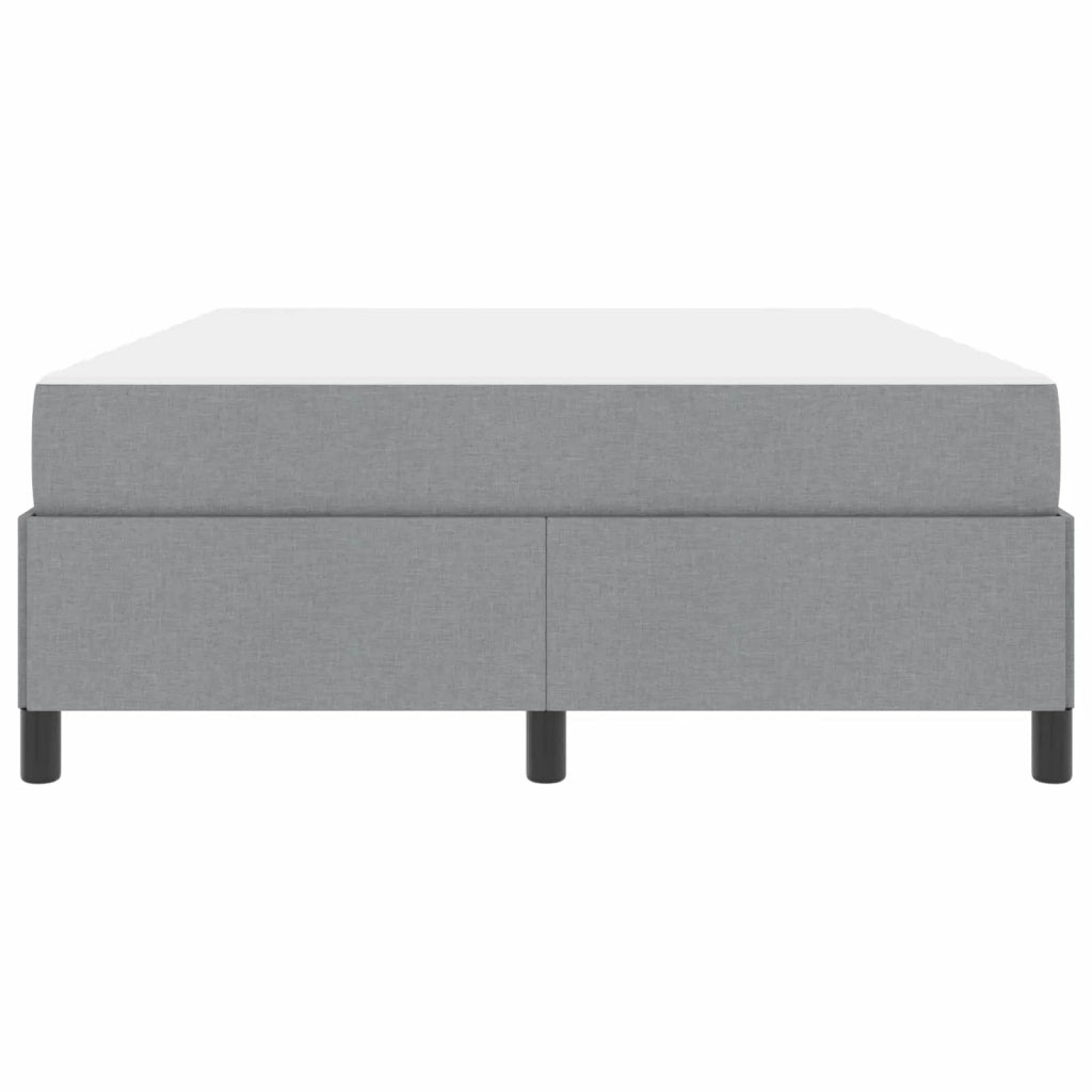 Letto a molle Grigio chiaro 140 x 200 cm Tessuto 3398864