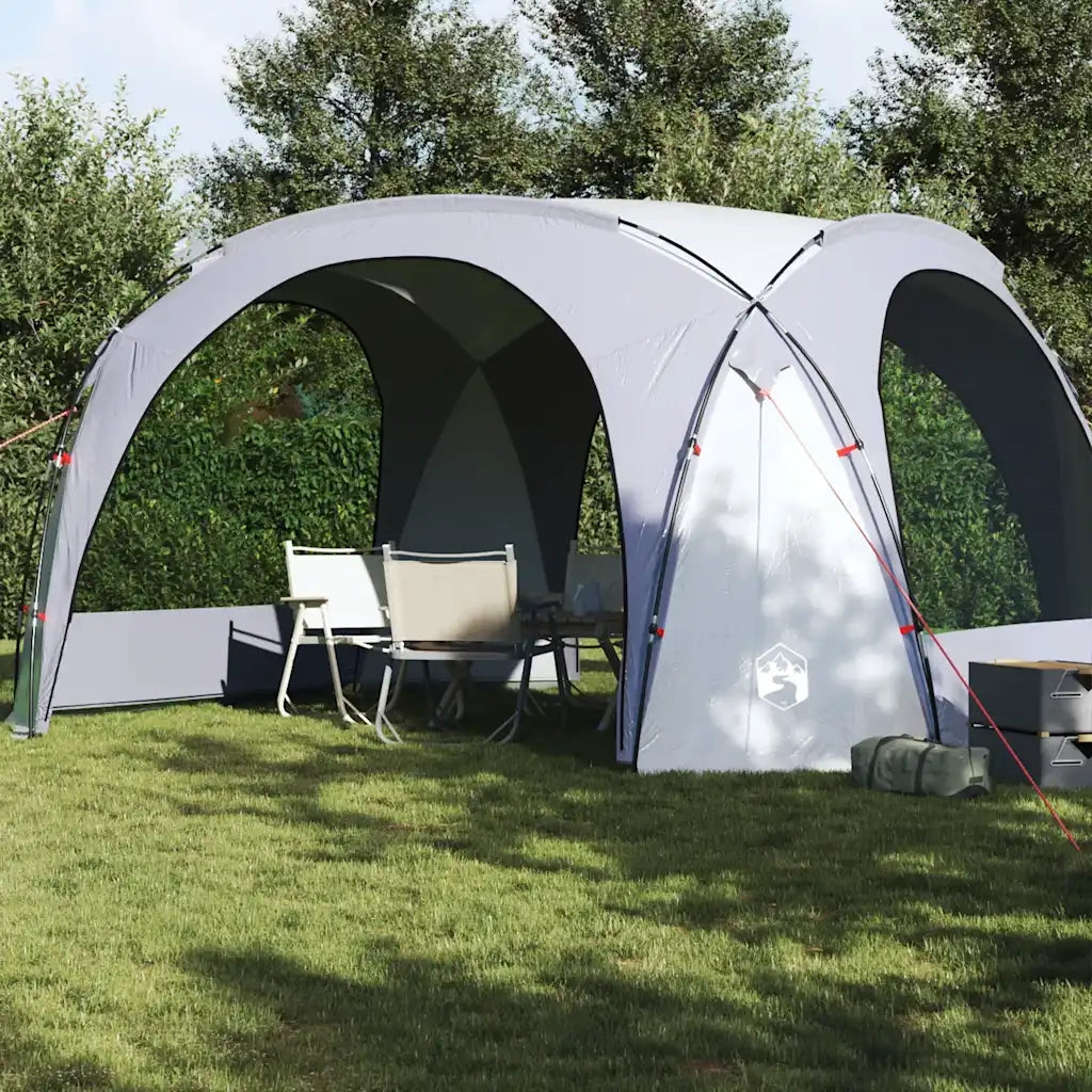 Tenda per Feste-Tenda da campeggio Bianca e Grigia Impermeabile