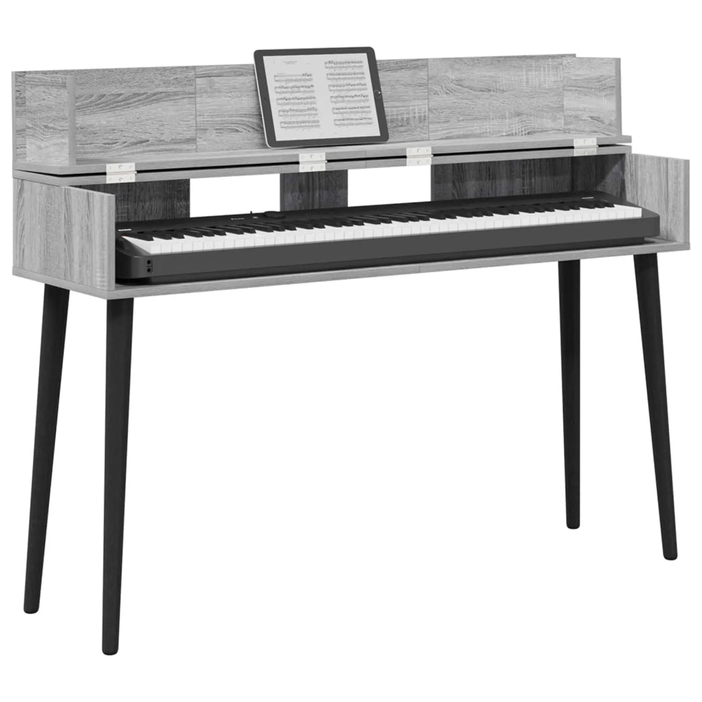Scrivania studio Sonoma grigio 110 x 40 x 19,5 cm 8006689