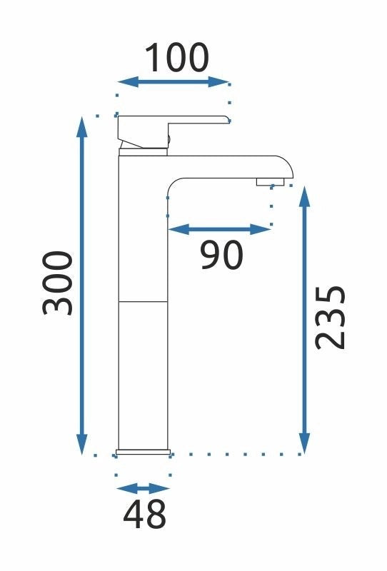 Rubinetto Da Lavabo Rea Bloom Gold High
