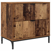 Comodino | Armadio da Notte | Mobiletto da notte Legno vecchio 63.5 x 36 x 61 cm Legno multistrato