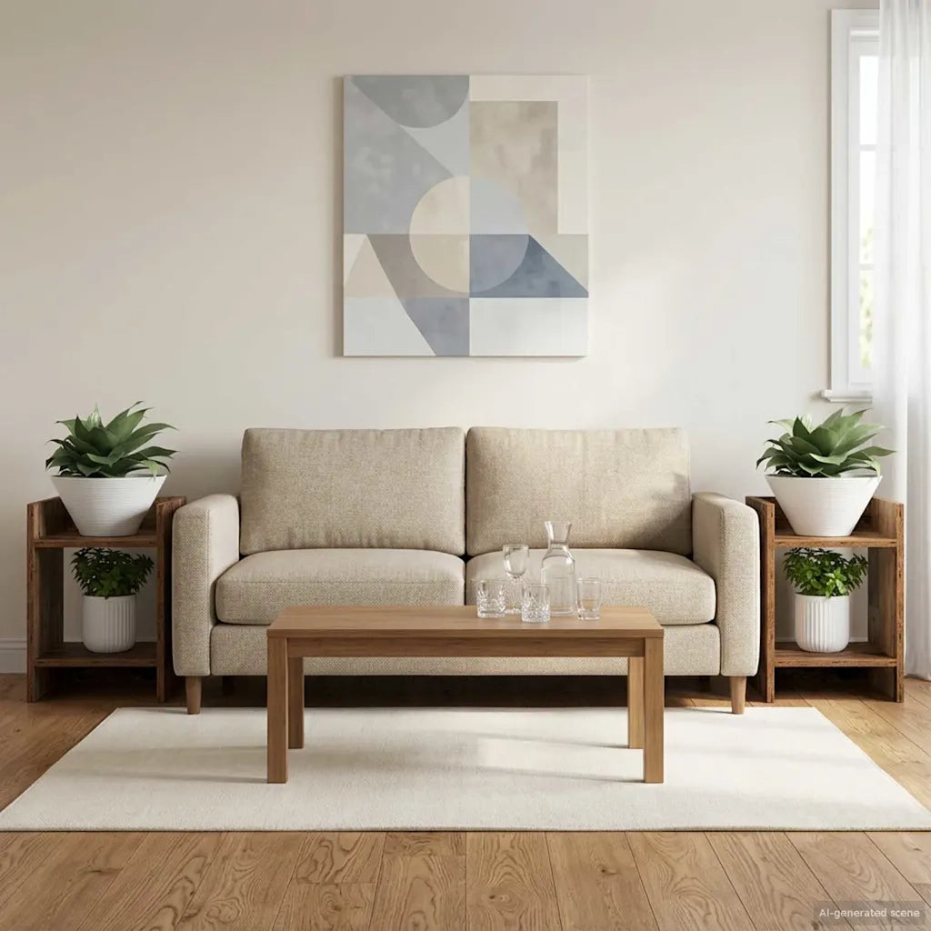 Supporto per piante 2 pcs Legno vecchio 30 x 30 x 40 cm 899623