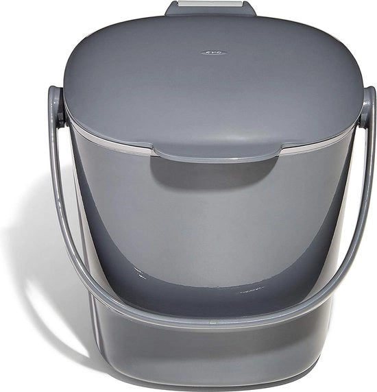 Compostatore in grigio - 283 litri - cucina - giardino
