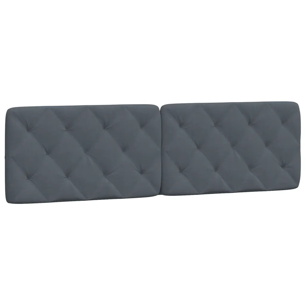 Letto con Materasso Grigio Scuro 180x200 cm in Velluto 3208671
