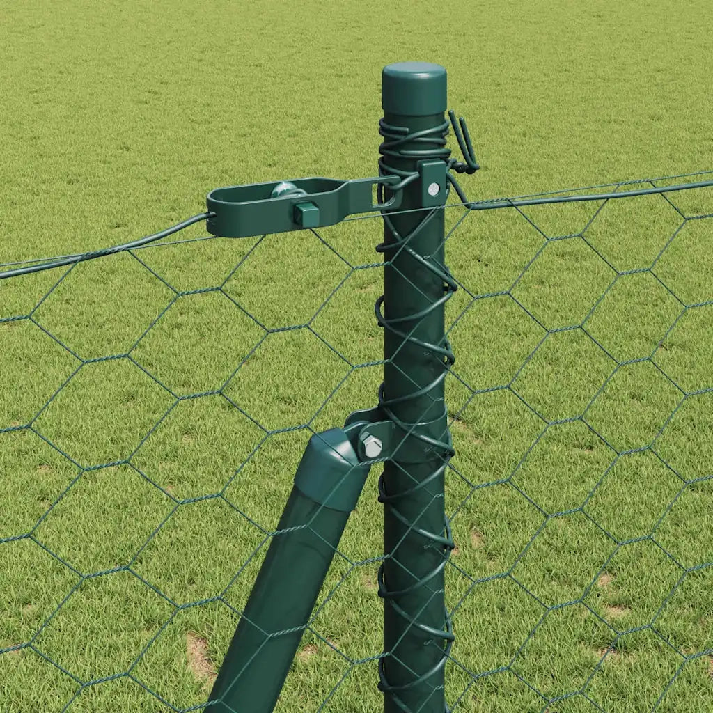 Palo della recinzione Verde 50 x 1,4 m (maglia da 50 mm)