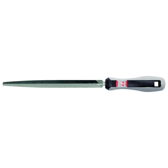 Bellota, Lima Meccanica Triangolare, 150 mm, Entrefino, con Manico Bimateriale