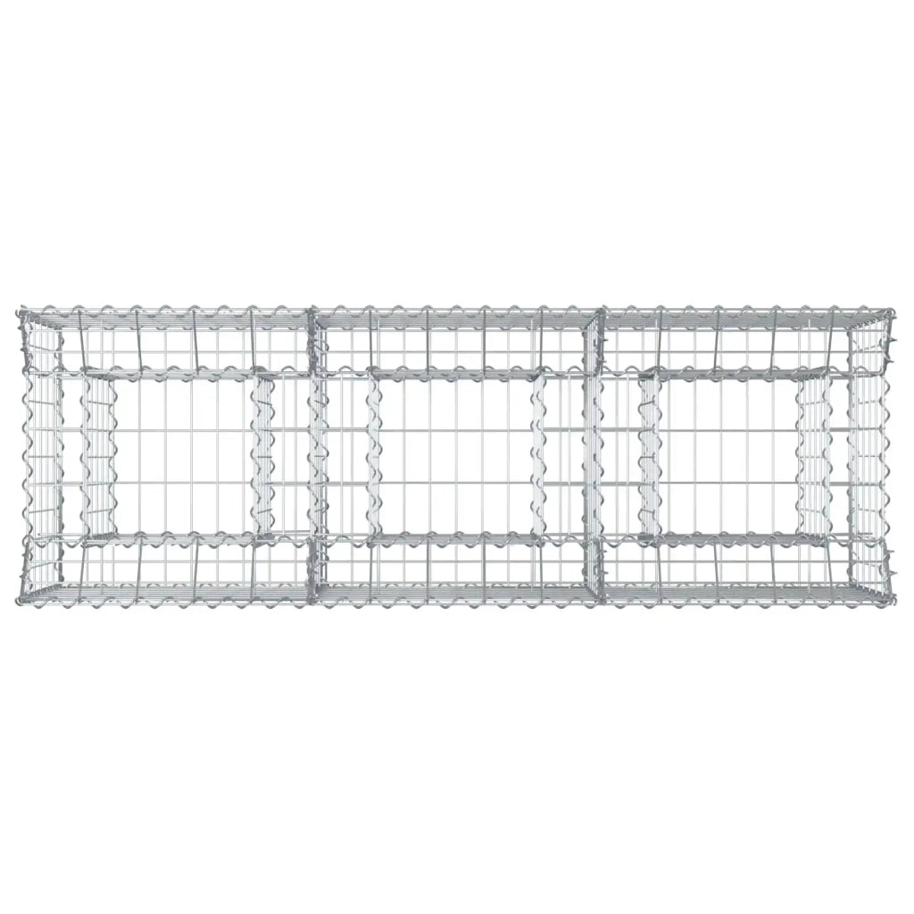 Letto rialzato in gabbione Argento CFW9593146