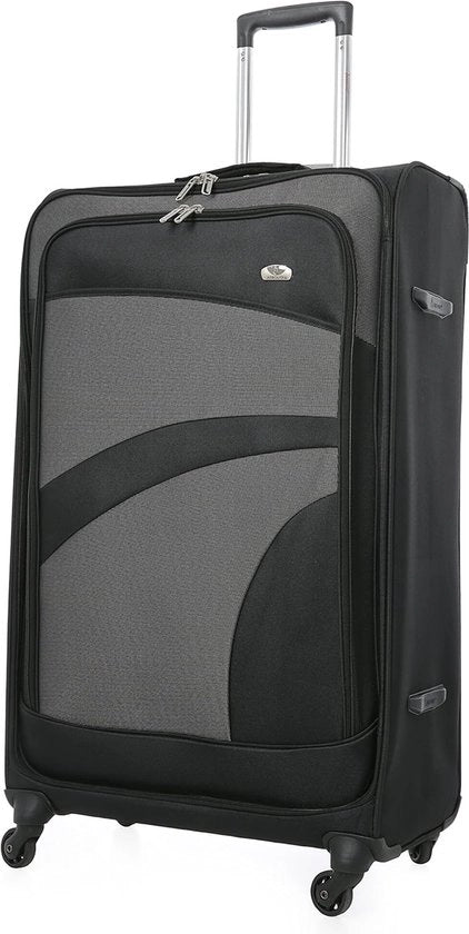 Set di rotazione leggero - Cabine/Medium/Large - Nero/Grigio - 4 ruote