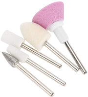 Set di punteruoli per unghie da 5 pezzi - Punteruoli per unghie professionali - Punteruoli in gomma siliconica - Set di punteruoli per unghie - Manicure/Pedicure - Utilizzo multifunzionale - Set di punteruoli per unghie