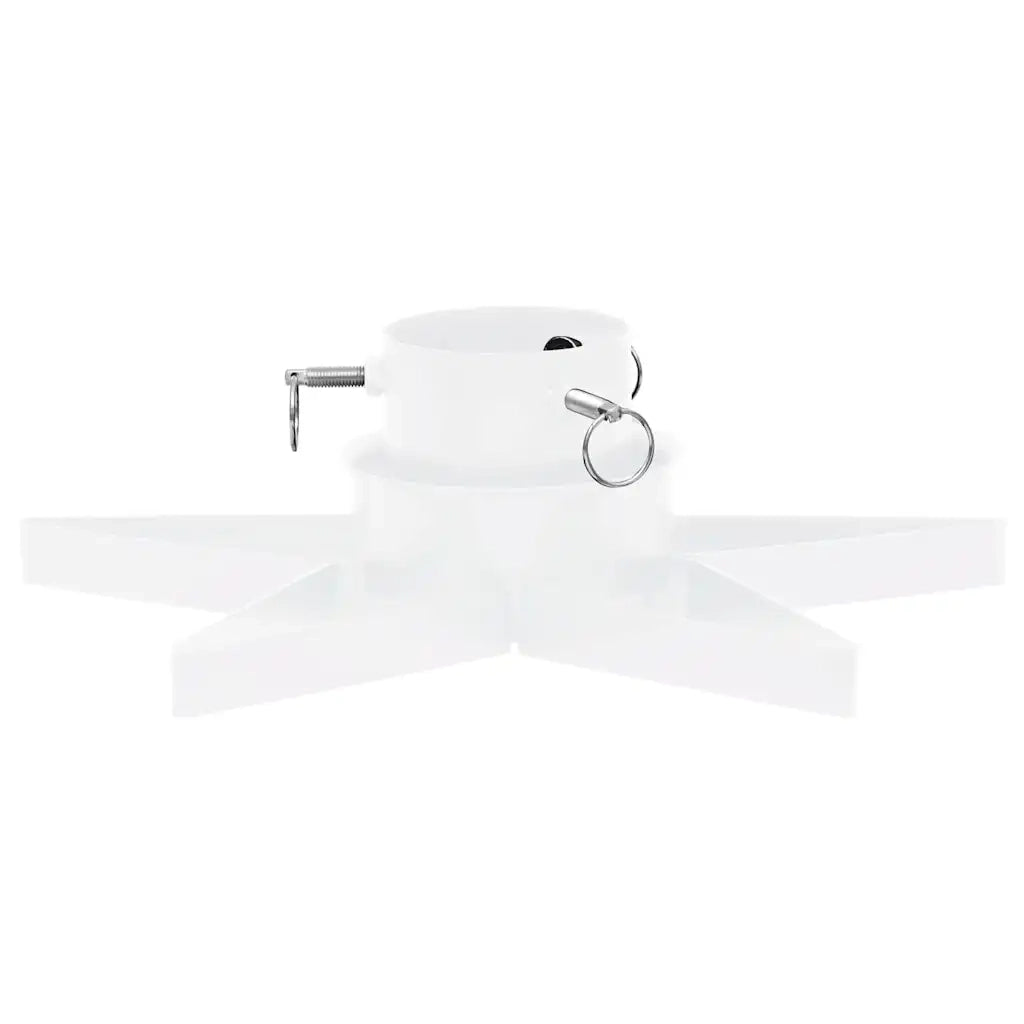 Base per Albero di Natale Bianca 47x47x13,5 cm 331316