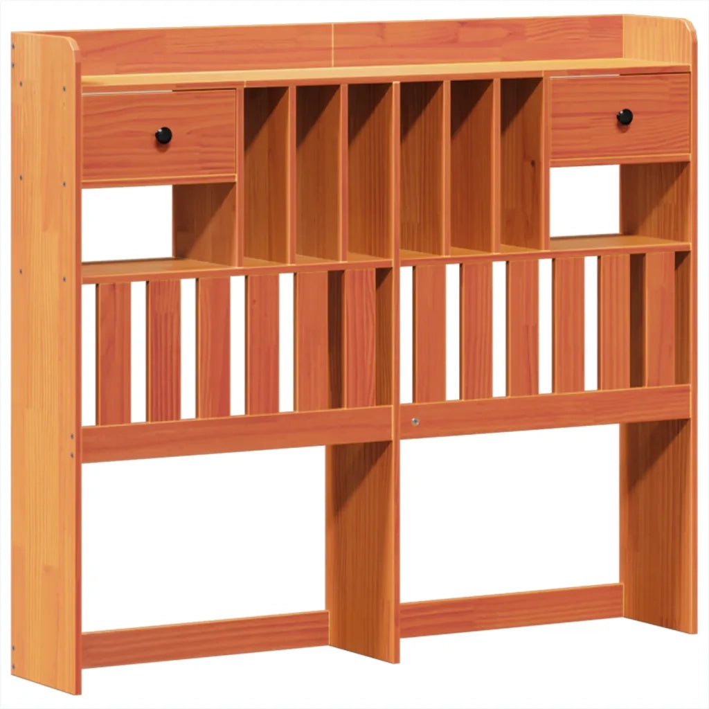 Letto senza Materasso Marrone Cera 135x190 cm in Legno di Pino 3323511