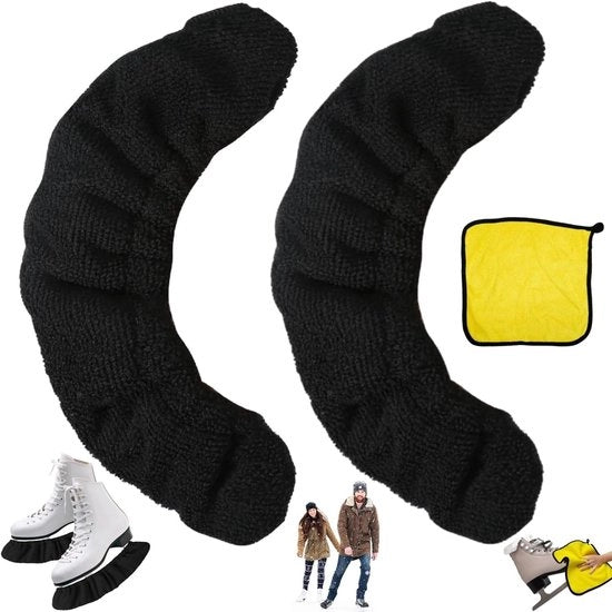 Paio di Protezioni per Pattini - Protezioni per Pattini da Ghiaccio - Elastiche - Pattini da Ghiaccio e Pattini Artistici - Protegge i Pattini
