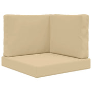 Cuscino per divano da esterno 3 pz | Cuscini per sedie Beige Poliestere