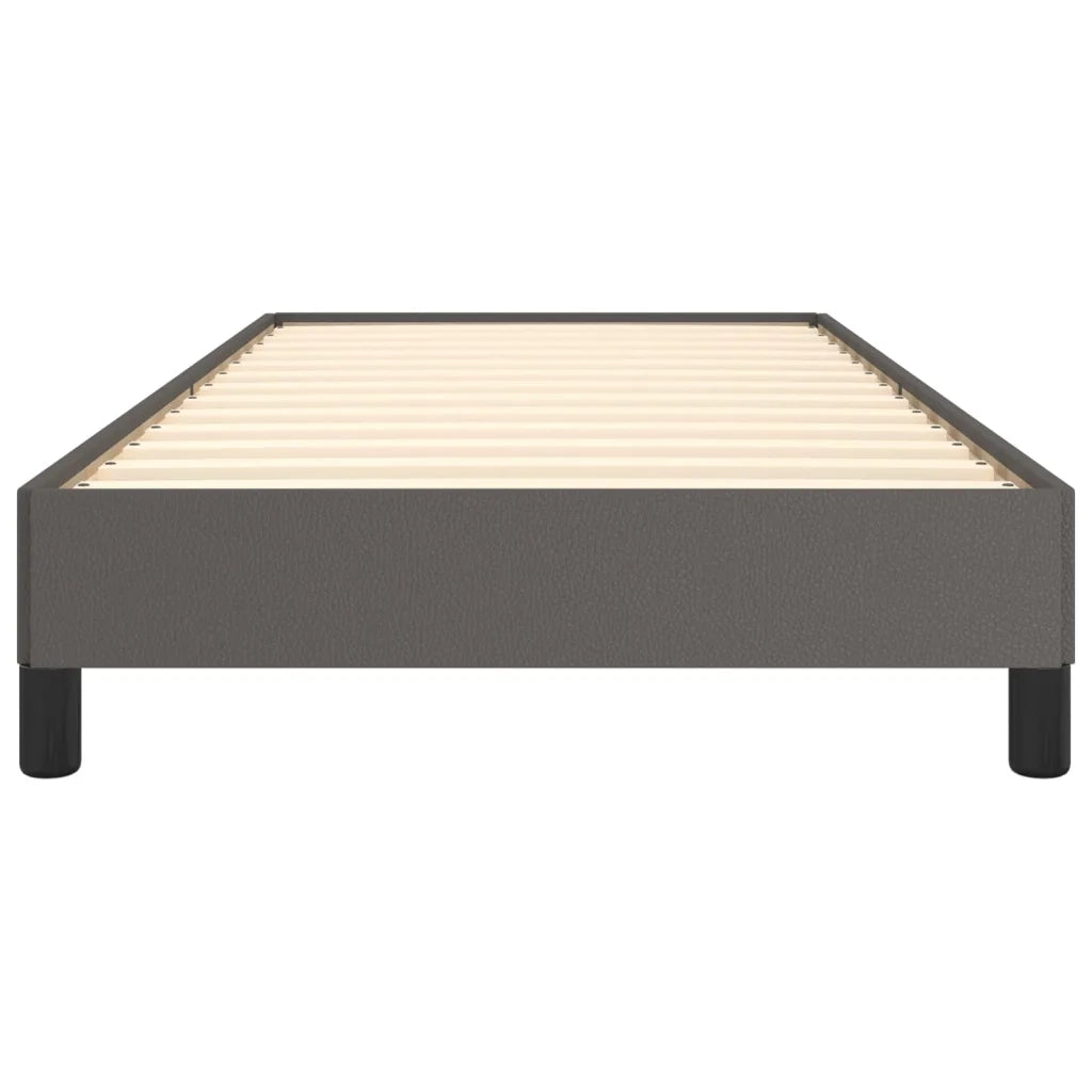 Giroletto-Struttura Letto Grigio 90x200 cm in Similpelle 410938