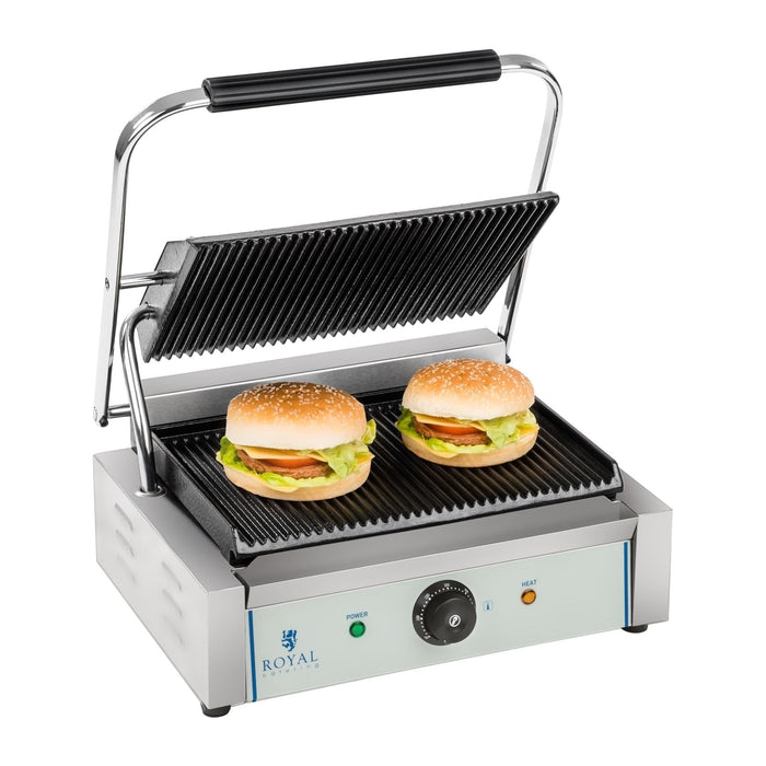 Macchina per panini rigati - 1 x 2.200 watt professionale in acciaio inox 3614035