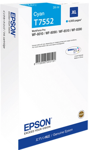 Epson C13T75524N cartuccia d'inchiostro 1 pz Originale Resa elevata (XL) Ciano
