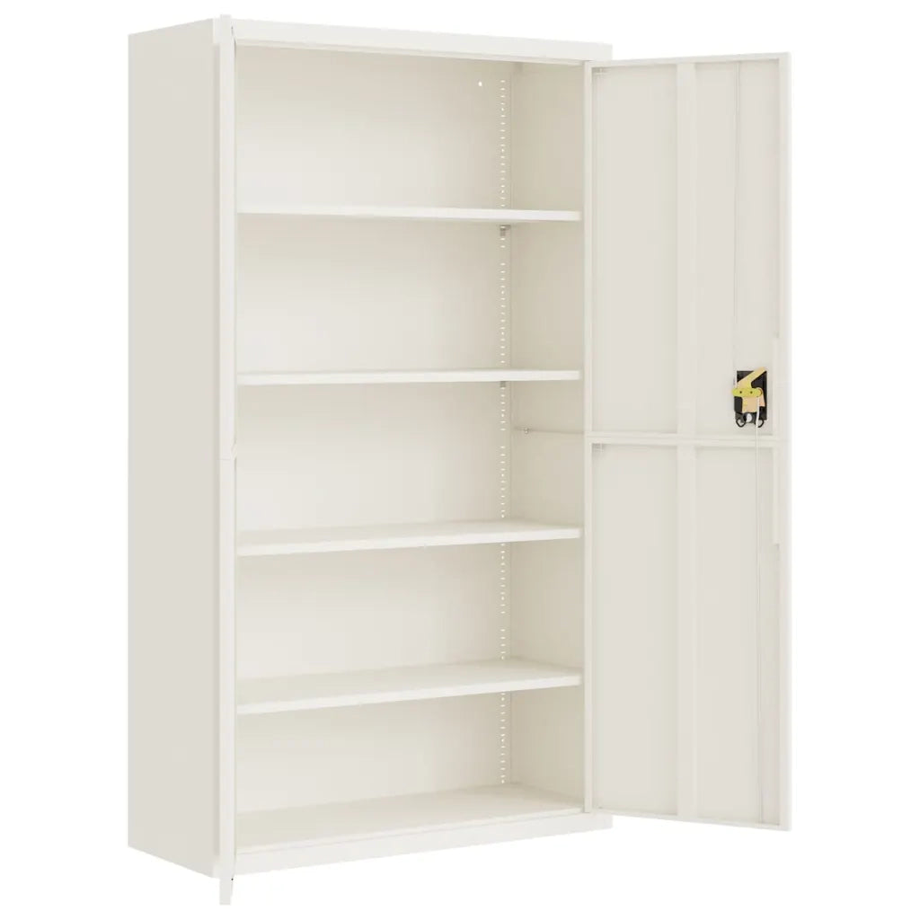Armadio Classificatore Bianco 105x40x180 cm in Acciaio 339768