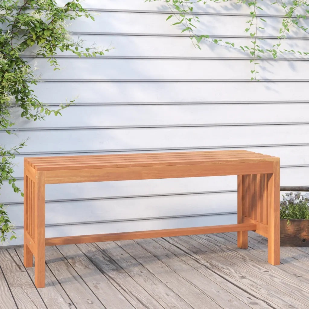 Panca da Corridoio-Sgabello-Panca da esterno 110 cm Legno Massello di Eucalipto
