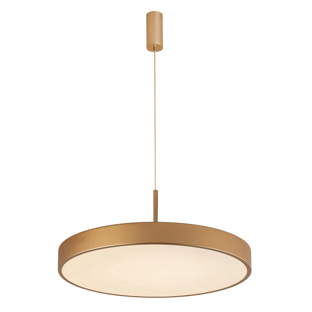 Lampadario Italux Orbital LED 60W oro sabbiato 60cm
