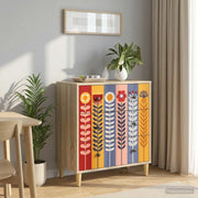Cassettiera ESSEN Stampa di girasoli 66 x 36,5 x 75 cm Sonoma 8007362
