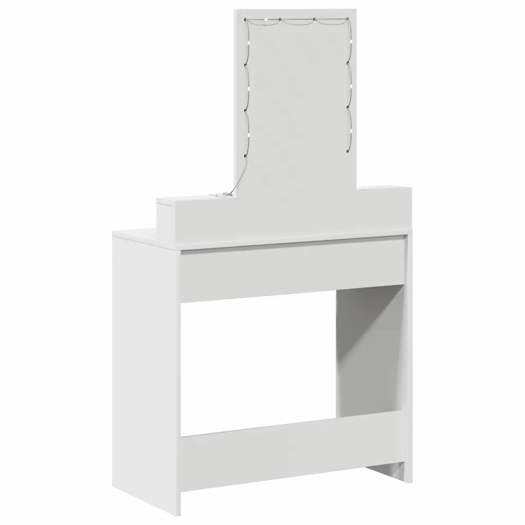 Tavolo da Trucco Bianco 79 x 41 x 140 cm Legno ingegnerizzato 865163