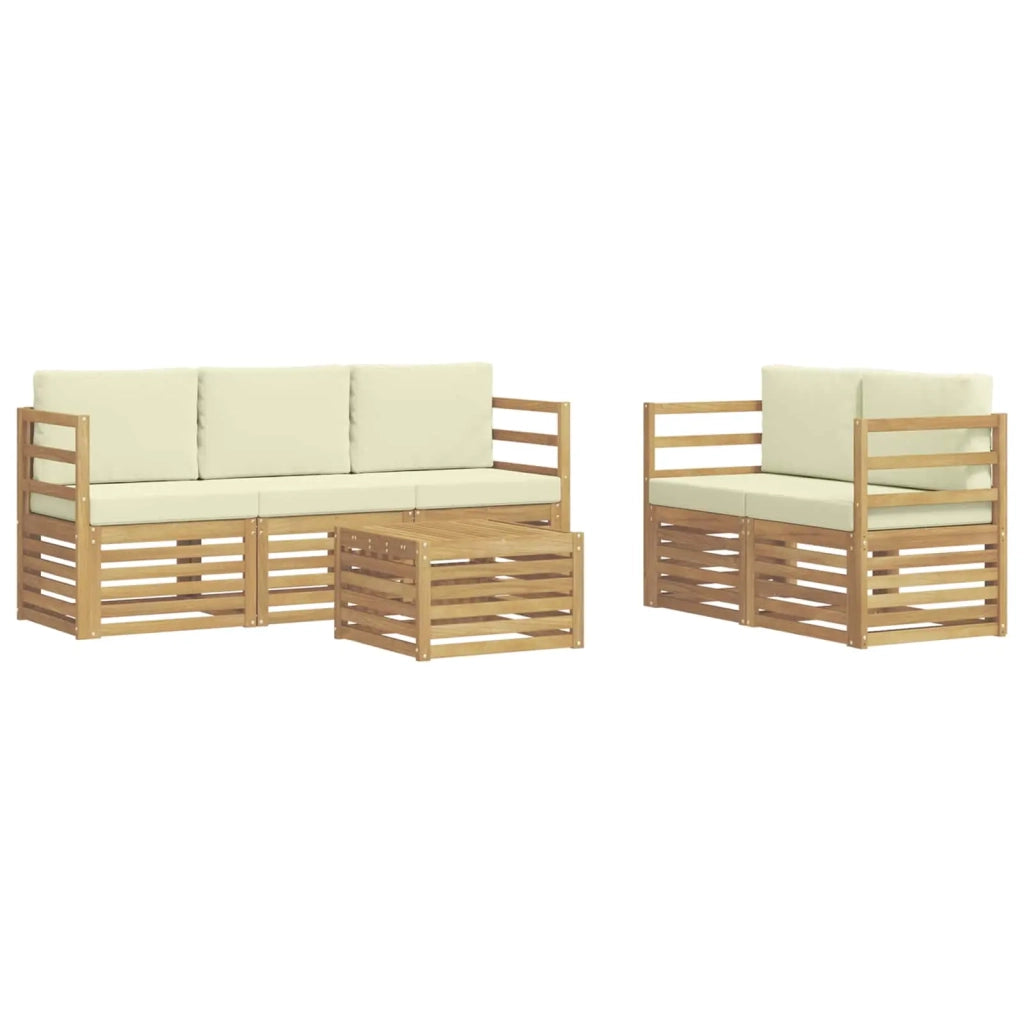 Set divani Legno di Acacia Massello