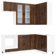 Unità Cucina KALMAR 8 pcs Rovere Marrone Legno ingegnerizzato 3438464
