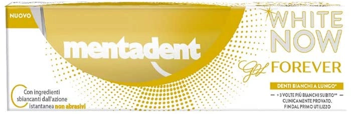MENTADENT WHITE NOW LOVE FOREVER DENTIFRICIO IN FORMATO DA 50 ML