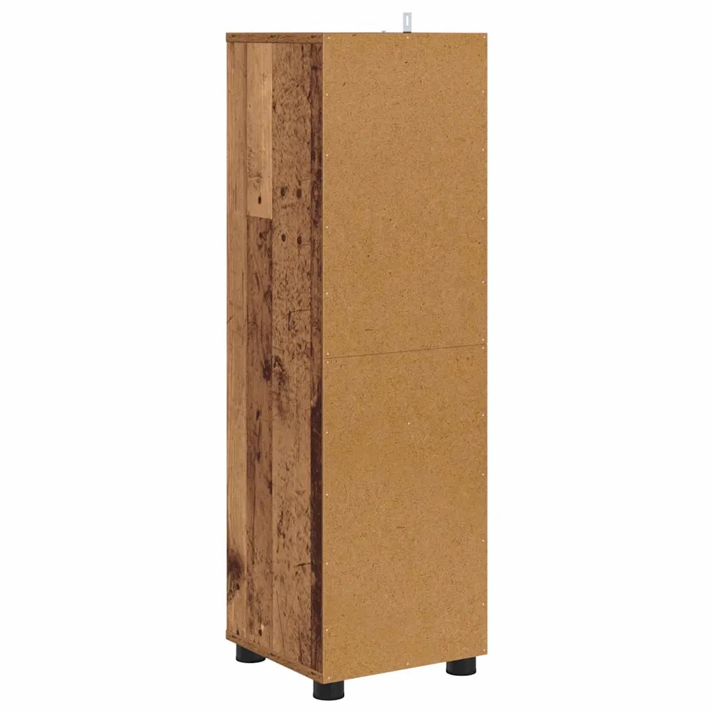 Mobile da Bagno con cassetto Legno vecchio 30,5 x 30 x 101 cm