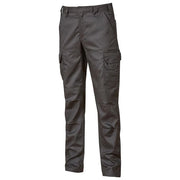 U-power WIN226GI BELGRADO Pantaloni da Lavoro Poli-Cotone Mechanical Stretch 65% Cotone 35% Poliestere colore Grey Iron