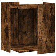 Mobiletto per lettiera per gatti in legno ingegnerizzato marrone 02_0043317