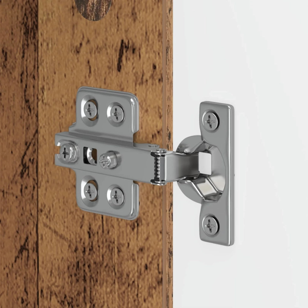 Mobiletto da Bagno EDE Legno antico 59,5 x 31 x 80 cm 895963