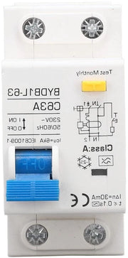 Dispositivo di Protezione contro la Fuga di Corrente 30mA C63 1P N per Linee di Distribuzione Residenziali e Sistemi Solar PV