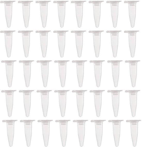 Microcentrifuga buchi 0,2 ml in plastica trasparente