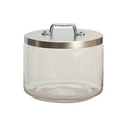 Ottinetti 6675D240 Biscottiera in Vetro con Coperchio in Alluminio Capacita' 2,4 L Diametro 18 cm Altezza 14,5 cm colore Argento