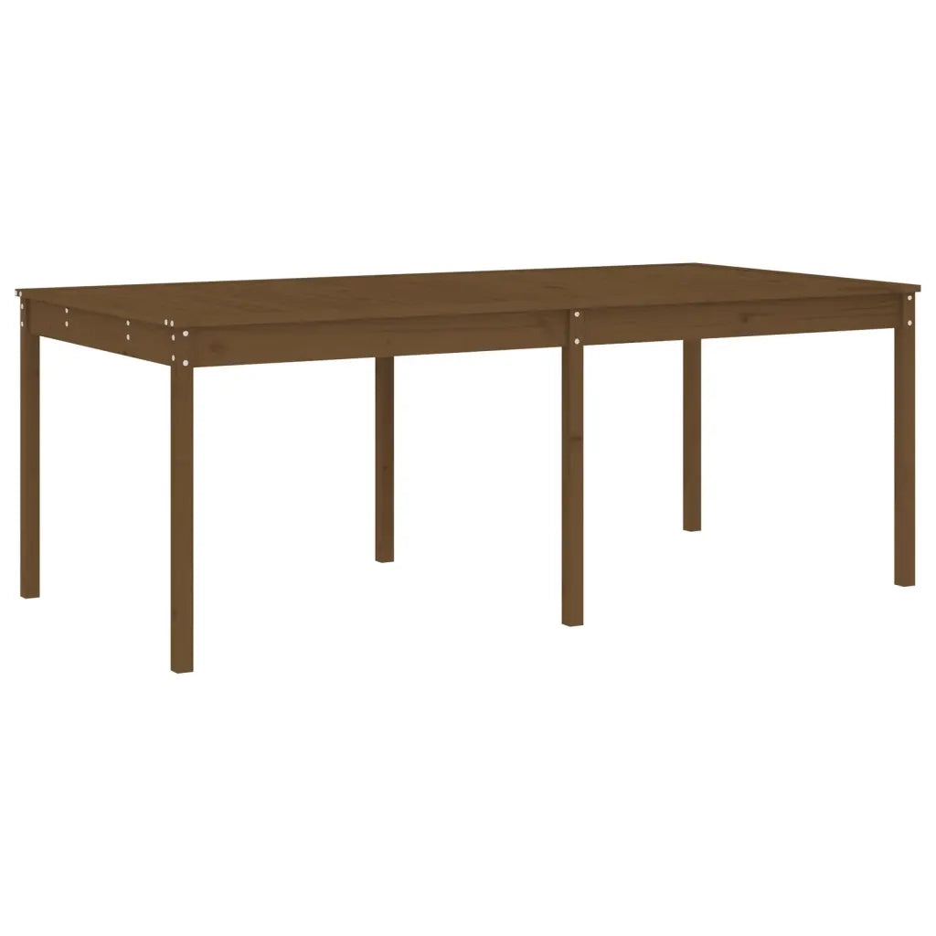Set da Pranzo da Giardino 17 pz ambra in Legno Massello di Pino 3157730