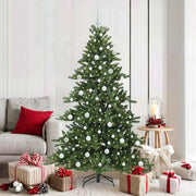 Albero di Natale Artificiale con Rami Pieghevoli Verde 180 cm 3397669