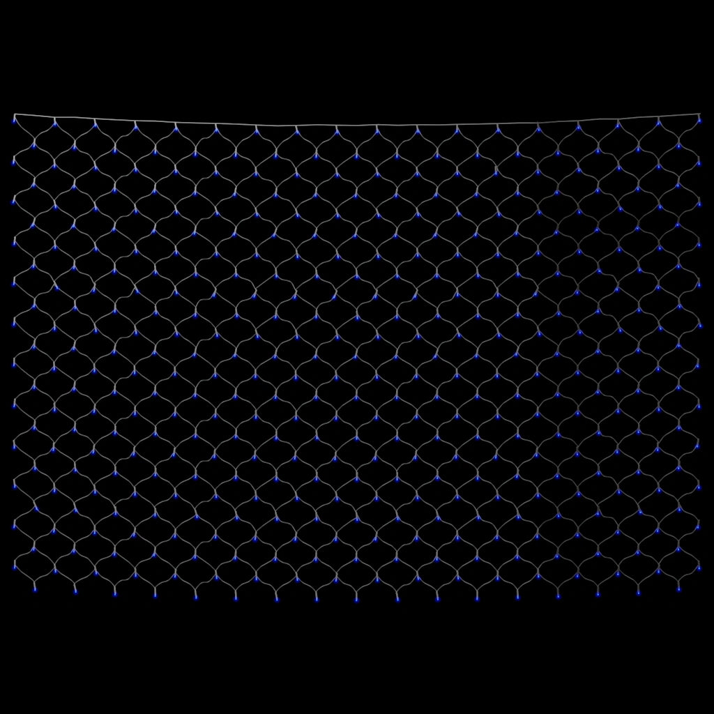 Luci di Natale a Rete Blu 3x3m 306 LED Interni Esterni 328780