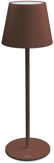 Ecolight LAMPADA DA TAVOLO A LED NINA RICARICABILE 1,8 W - 180 lumen - 3.000K Col. Ruggine