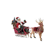 Babbo natale in slitta con renna Christmas inspiration