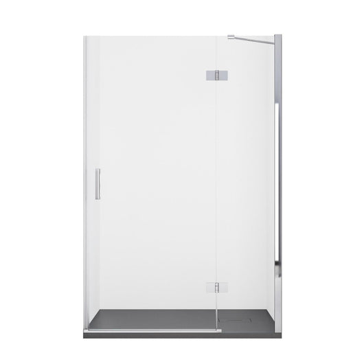 Porta Parete Doccia 90 cm 1 Anta Battente in Cristallo Trasparente 8mm H195 Bonussi Isabel