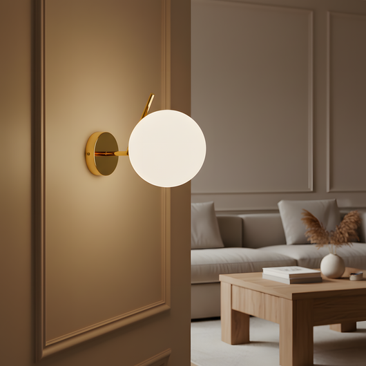 Lampada Da Parete G100-1w Gold