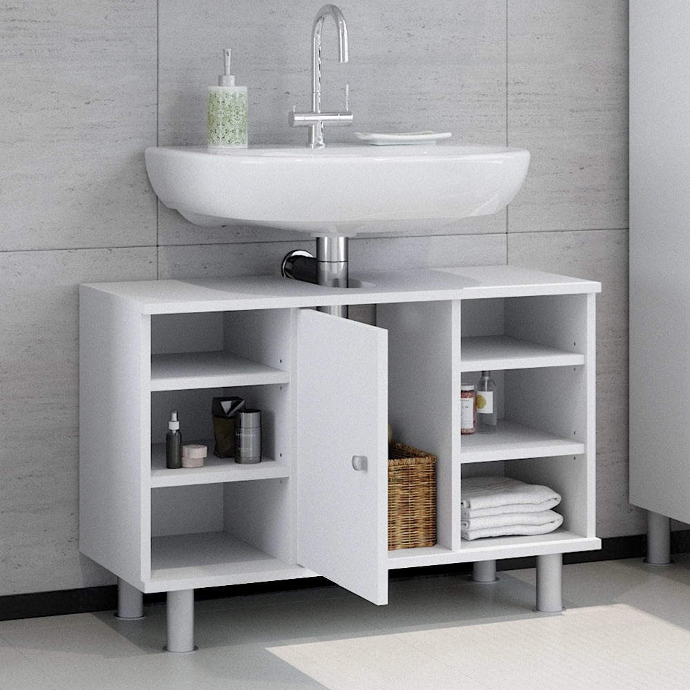 Vicco Mobile sottolavabo per bagno Bianco 80 x 54 cm