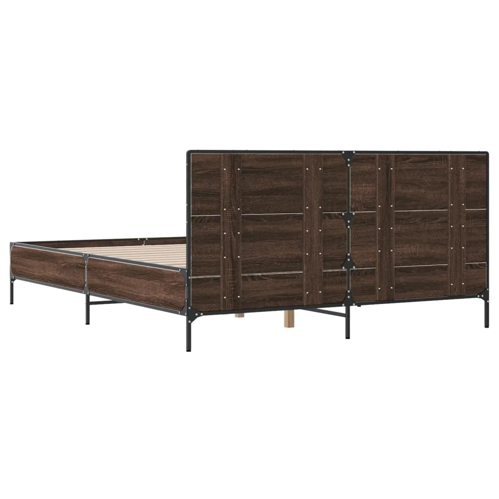 Giroletto Rovere Marrone 150x200cm in Legno Multistrato Metallo 3280006