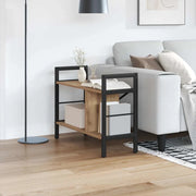 Libreria-Scaffale per Libri-Mobile di Stoccaggio Rovere artigianale 75 x 30 x 58,5 cm Legno multistrato